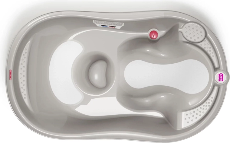 Praktische Details: Thermometer, Wasserstand und Ablauf