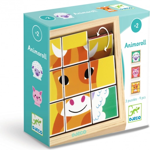 Drehpuzzle Bauernhof Djeco