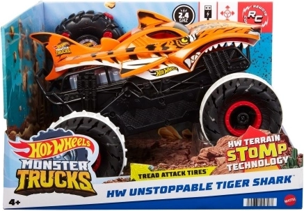 RC Geländemonstertruck HOT WHEELS Tiger Shark 1:15
