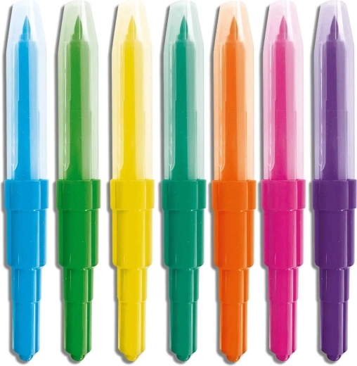 Sieben leuchtende Farben