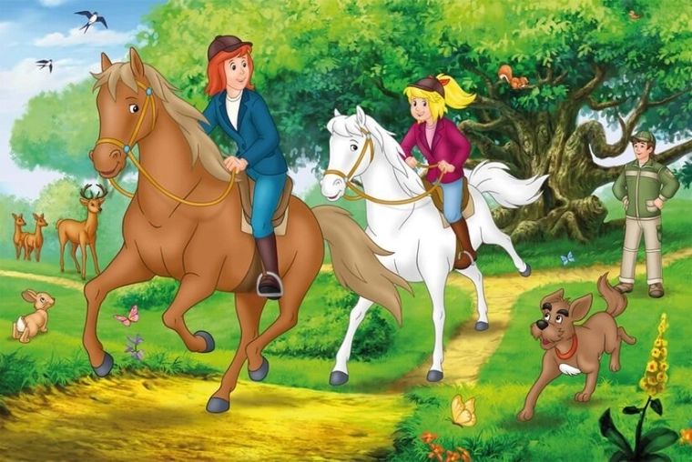 Vier zauberhafte Motive in einer Packung