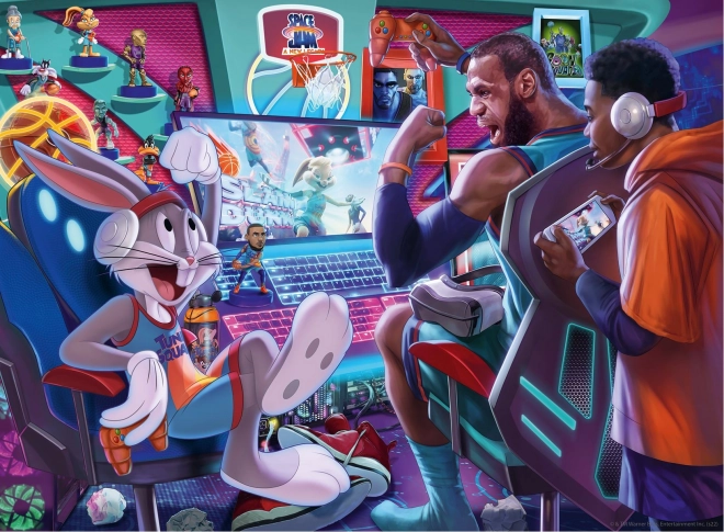 Ravensburger Puzzle Space Jam Gamestation 300 Teile Puzzle