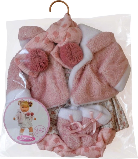 Wärmende Jacke und abgestimmte Accessoires