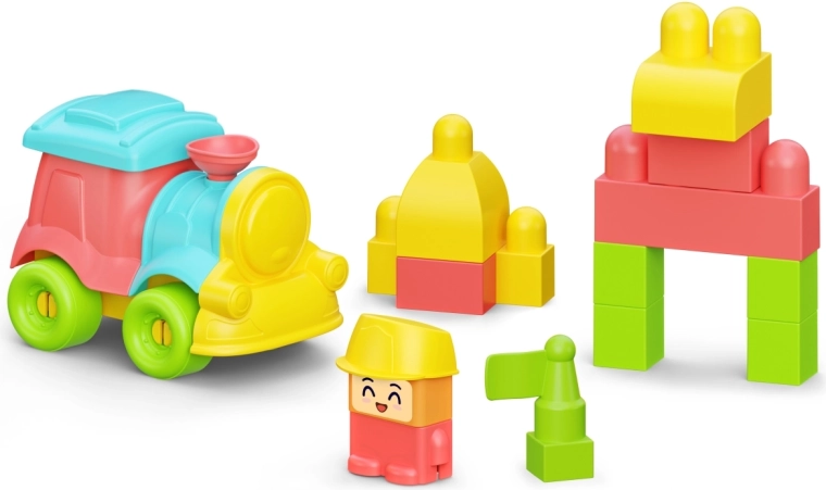 Spielen mit der kleinen Lokomotive