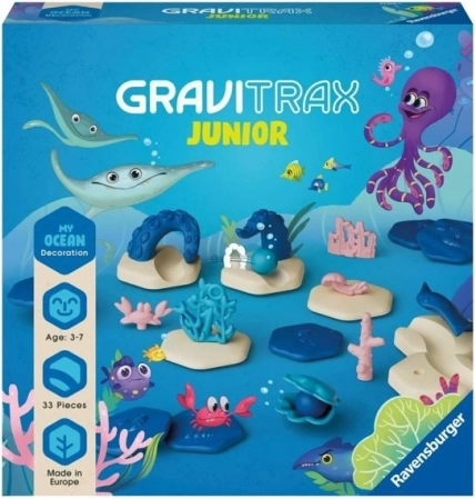 Ravensburger GraviTrax Junior Ozeán – Erweiterungsset für die Kugelbahn