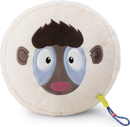 NICI rundes Plüschkissen Mandrill Matuto 35 × 35 cm