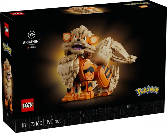 LEGO Pokémon Arcanine Bausatz für Erwachsene