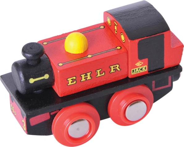 Holzreplik der Lokomotive Jack Bigjigs Rail