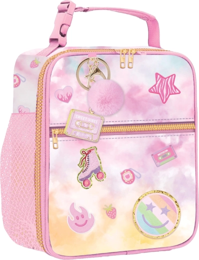 Kinder-Thermo-Lunchtasche im Retro-Stil mit Rollschuh-Motiv