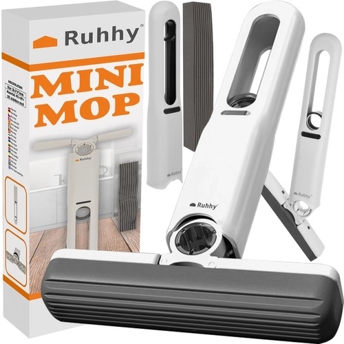 Mini Mop Ruhhy streifenfrei mit 2 Aufsätzen
