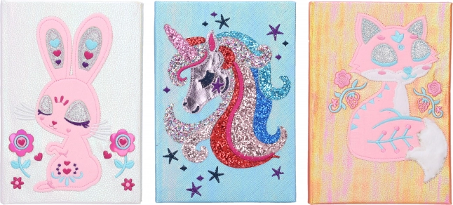 Gedenkbuch mit 80 leeren Seiten 15x21 cm Verschiedene Farben