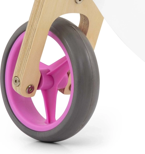 7"-Schaumstoffräder und verstellbarer Sattel