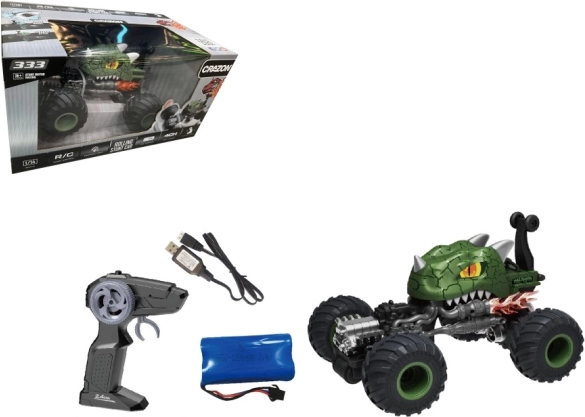 RC Stuntauto Grün 1:16