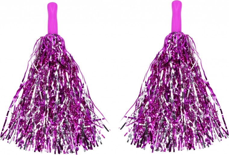 Leuchtende metallische Fransen