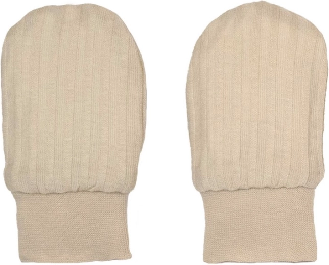 Lodger Baby-Kratzhandschuhe Seersucker birch - 1 Stück