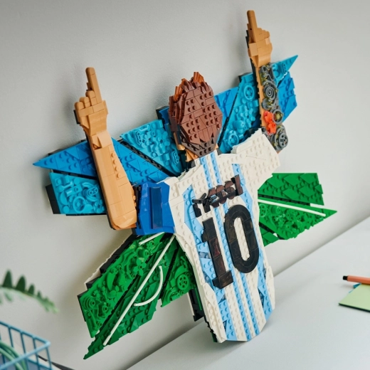 3D-Wanddekoration für Fußballfans