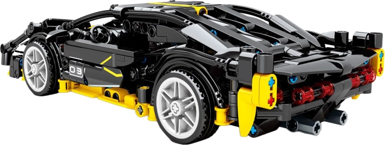 589 Teile für ein detailreiches Modell