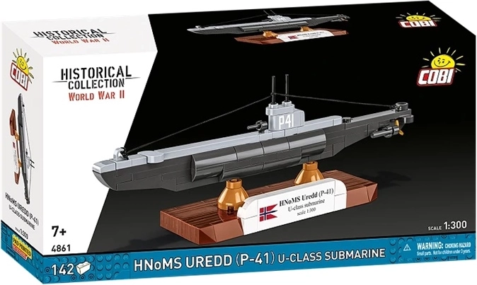 COBI Historical Collection WWII U-Boot HNoMS Uredd (P-41) U-Klasse im Maßstab 1:300