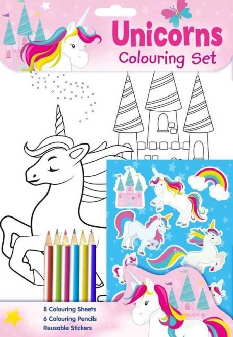 Ausmalset Einhorn