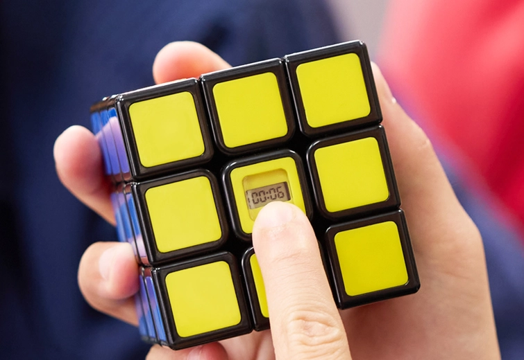 Integrierte Stoppuhr für Speedcubing