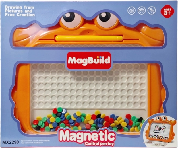 Magnetisches Mosaik mit Perlen und Stift