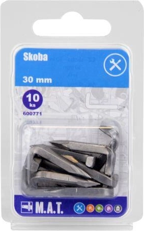 Klammer 30 mm glänzend (10 Stk)