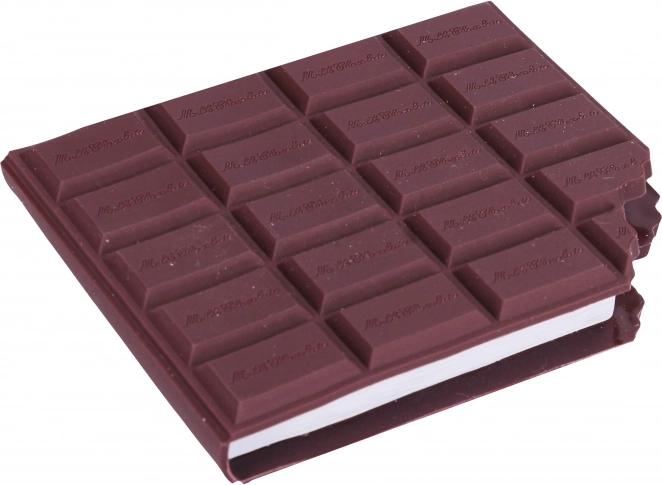 Ungelinierter Notizblock Schokolade 8,5 × 10 cm