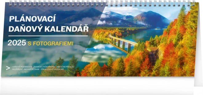 Tischkalender Planungssteuern mit Fotos 2025