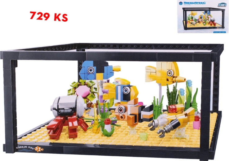 Bausatz Aquarium 729 Teile