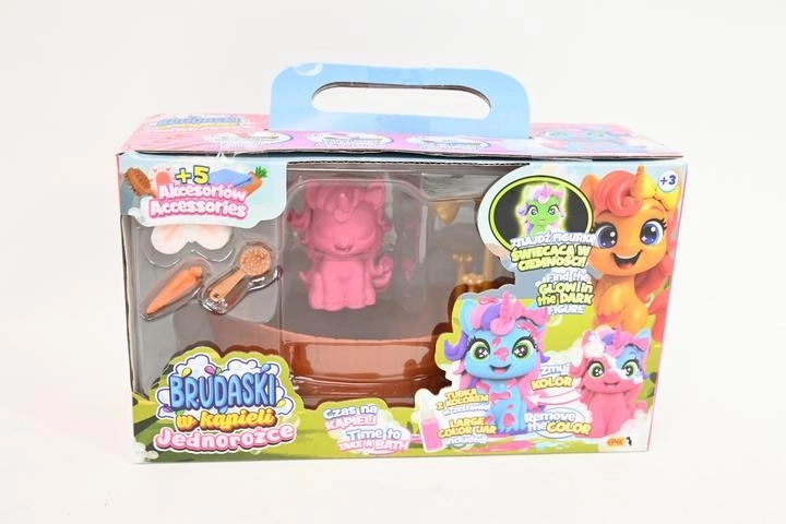 EPEE Błyskotka Einhorn – Badezimmer-Set mit Badewanne und Dusche