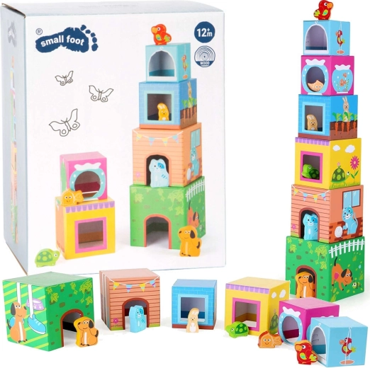 Kartonpyramide mit Tierchen Small Foot