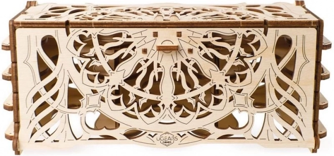 Holzkassette für Sammelkarten UGEARS – 3D mechanisches Puzzle