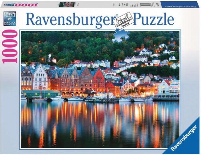 Puzzle Ravensburger Bergen Norwegen 1000 Teile