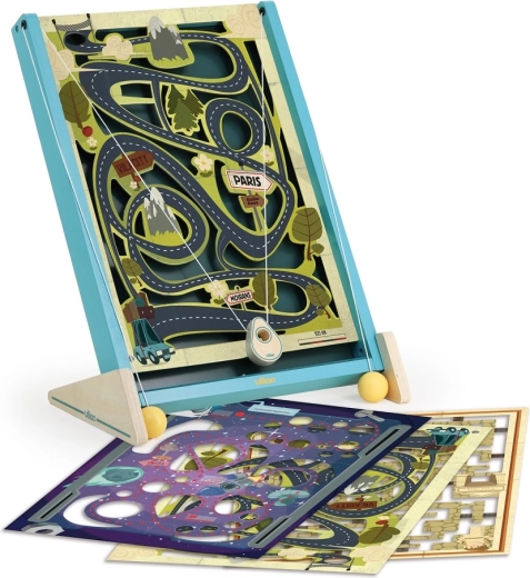 Drei Spieltafeln mit unterschiedlichem Schwierigkeitsgrad