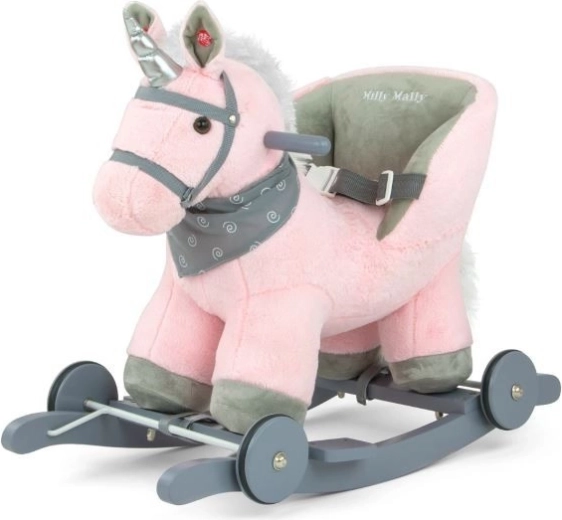 Schaukelpferd Polly rosa