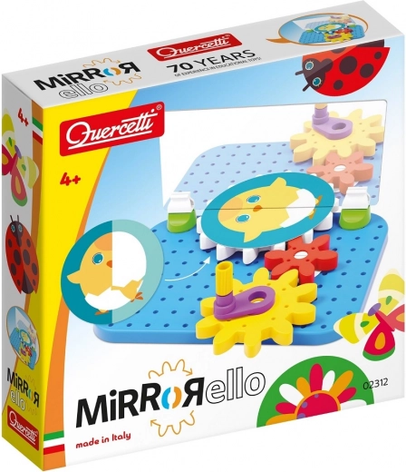Quercetti Mirrorello kreatives Zahnrad-Set mit Spiegel