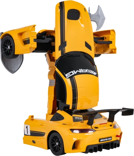Verwandlung des Autos in einen Roboter