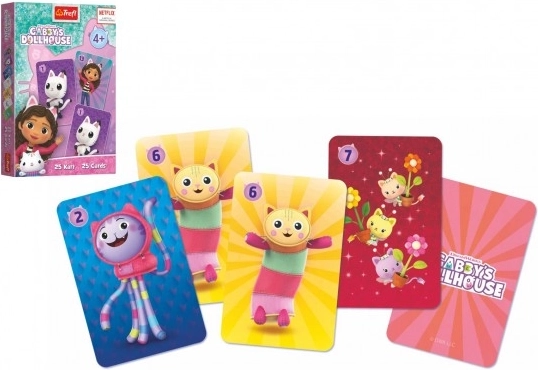 Kartenspiel Schwarzer Peter mit Motiven aus dem Haus der Katze Gabi