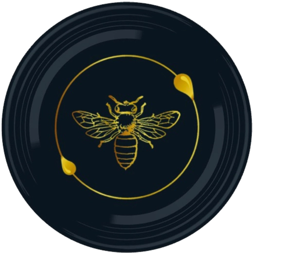 Goldener Deckel mit Bienenmotiv Ø 82 – 6-rillig, Packung 660 Stück