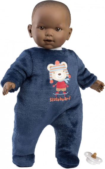 Llorens Baby Zareb realistische Babypuppe 42 cm mit weichem Körper