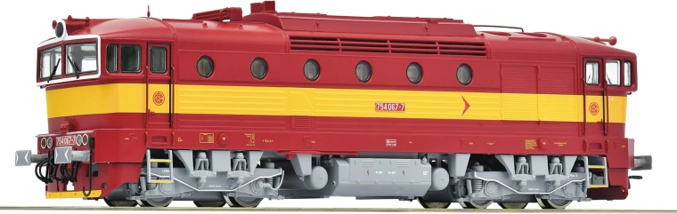 Roco Diesellokomotive 754 „Brejlovec“ ČSD/ČD H0