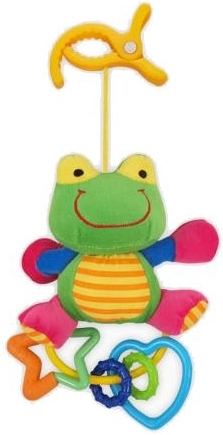 Plüschspielzeug mit Rassel Frosch BABY MIX