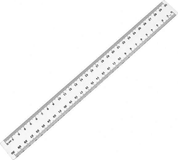 Kunststofflineal TAURUS 30 cm - 1 Stück