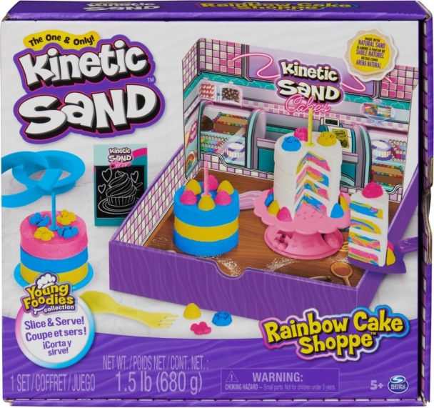 Kinetischer Sand Regenbogen-Konditorei