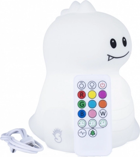 Silikon-Nachtlampe Dinuš mit Fernbedienung