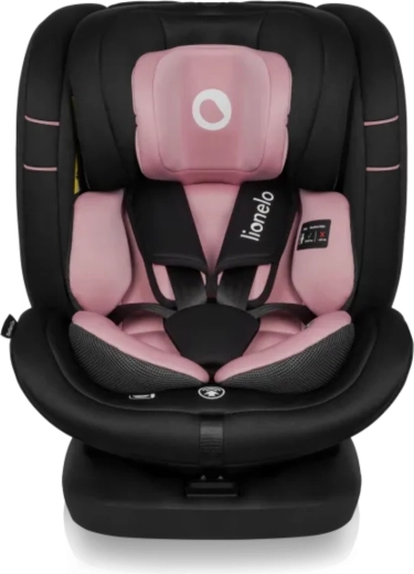 Kindersitz LIONELO Bastiaan i-Size, 40–150 cm, Pink Rose