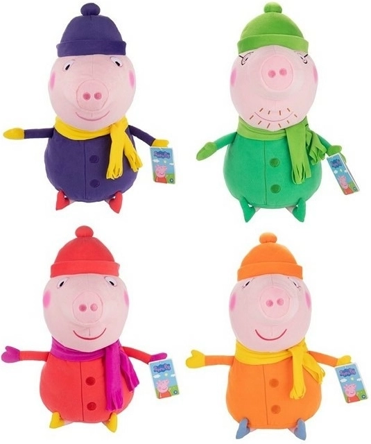 Peppa Wutz im Winteroutfit 50 cm