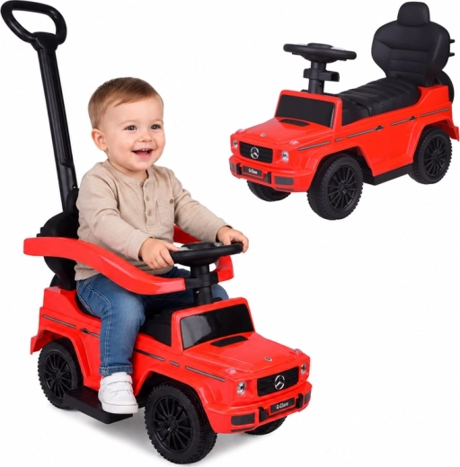 Kinder-Rutschauto Mercedes G-Class 2-in-1 mit Schiebestange und Sounds