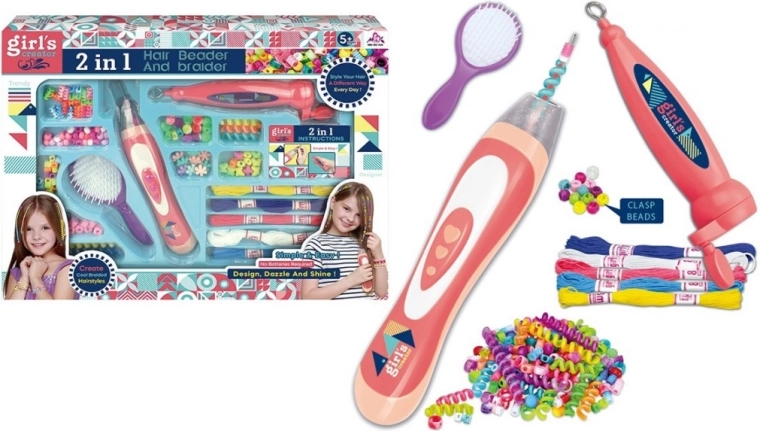 Perlen-Set zum Einflechten ins Haar