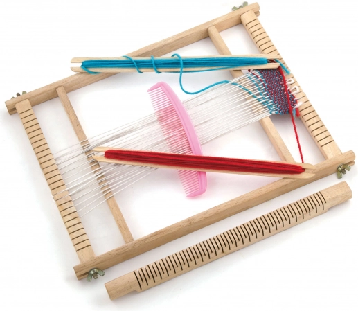 Viga Holz-Webrahmen Montessori-Set zum Weben